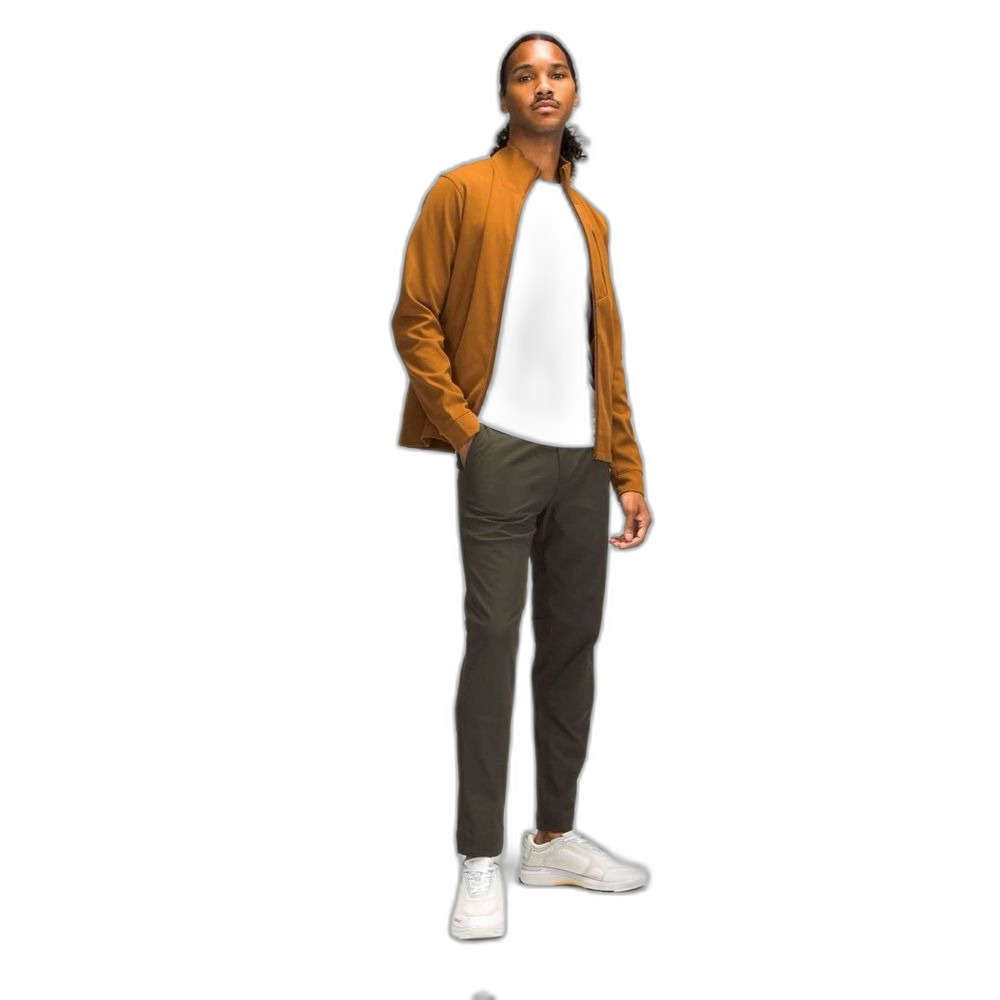 Lululemon Commission Slim-Fit Pant 32" Warpstreme in Dark Olive 36